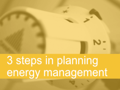 3 steps in planning energy management